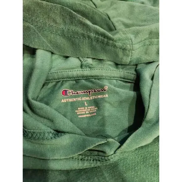 Champion Authentic Athleticwear Green Tie-Dye Hoodie Size Large - Picture 2 of 3